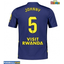 Atletico Madrid Johnny Cardoso #5 Auswärtstrikot 2025-26 Kurzarm